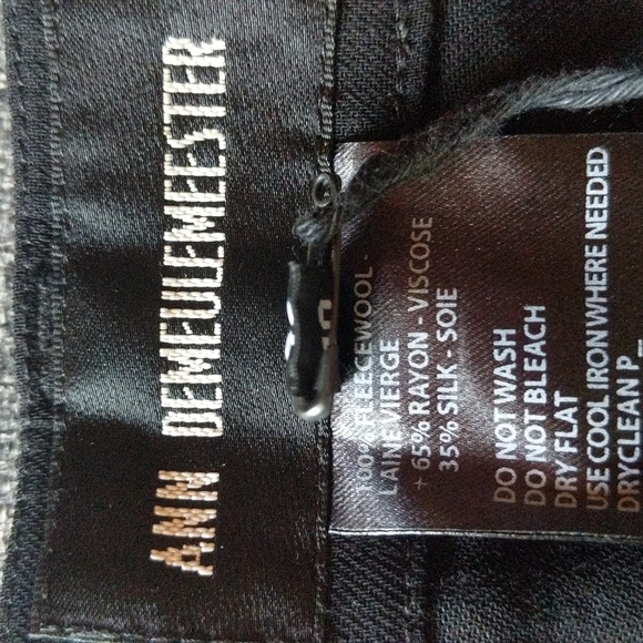 NWT Ann Demeulemeester Fleece Wool Pants - Picture 4 of 16